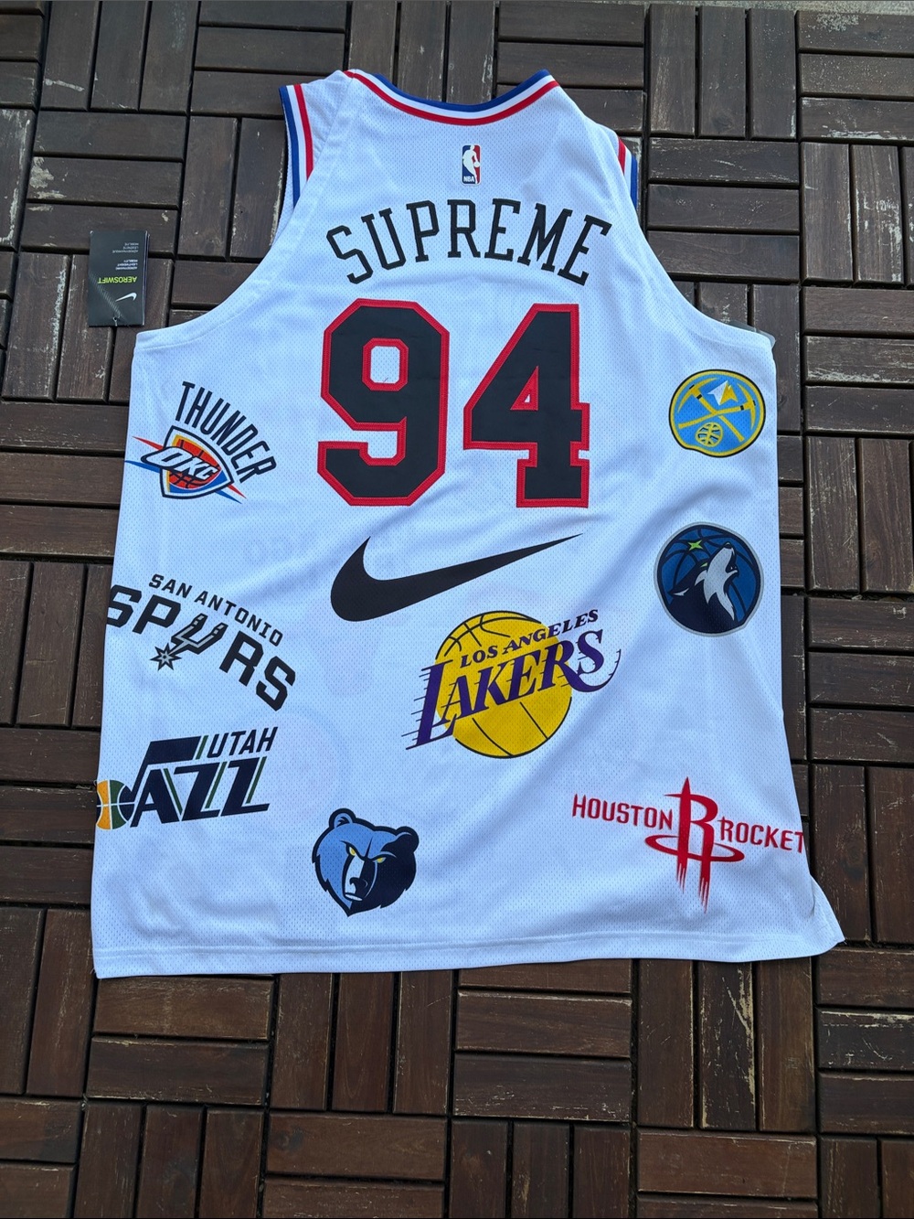 Nike x Supreme X NBA jersey - Picture 6 of 6